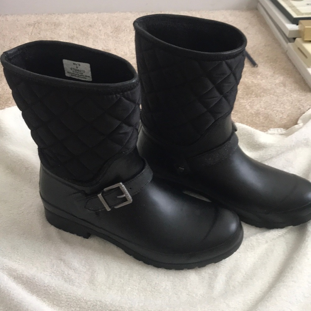 Sperry waterproof rubber boots